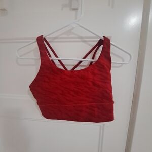 lululemon athletica Red Sports Bra